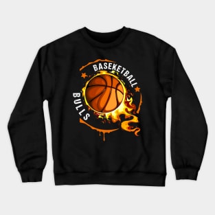 Graphic Basketball Name Bulls Classic Styles Crewneck Sweatshirt